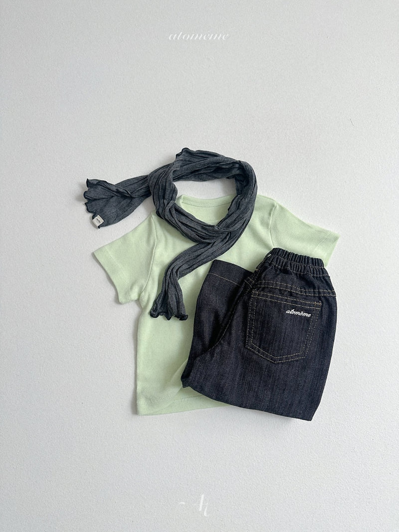 Atomeme - Korean Baby Fashion - #babyoninstagram - Olive Tee - 12