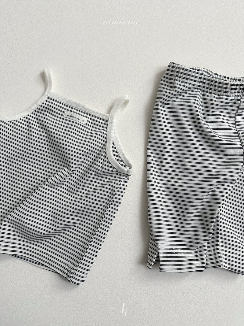 Atomeme - Korean Baby Fashion - #babyoninstagram - Ben Stripe Tee - 11