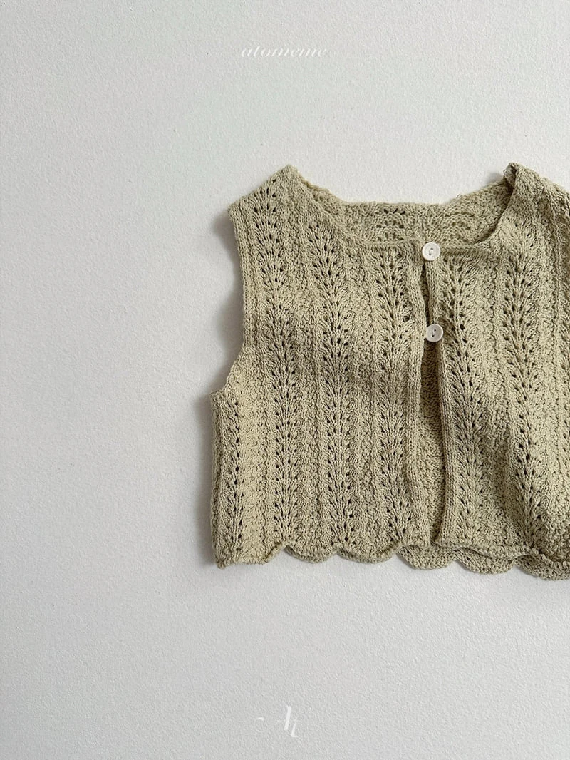 Atomeme - Korean Baby Fashion - #babyoutfit - Coco Knit Vest - 7