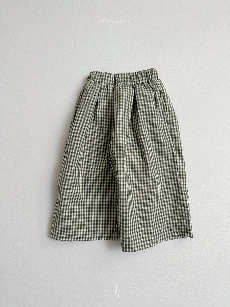 Atomeme - Korean Baby Fashion - #babyoutfit - Muse Check Pants - 5