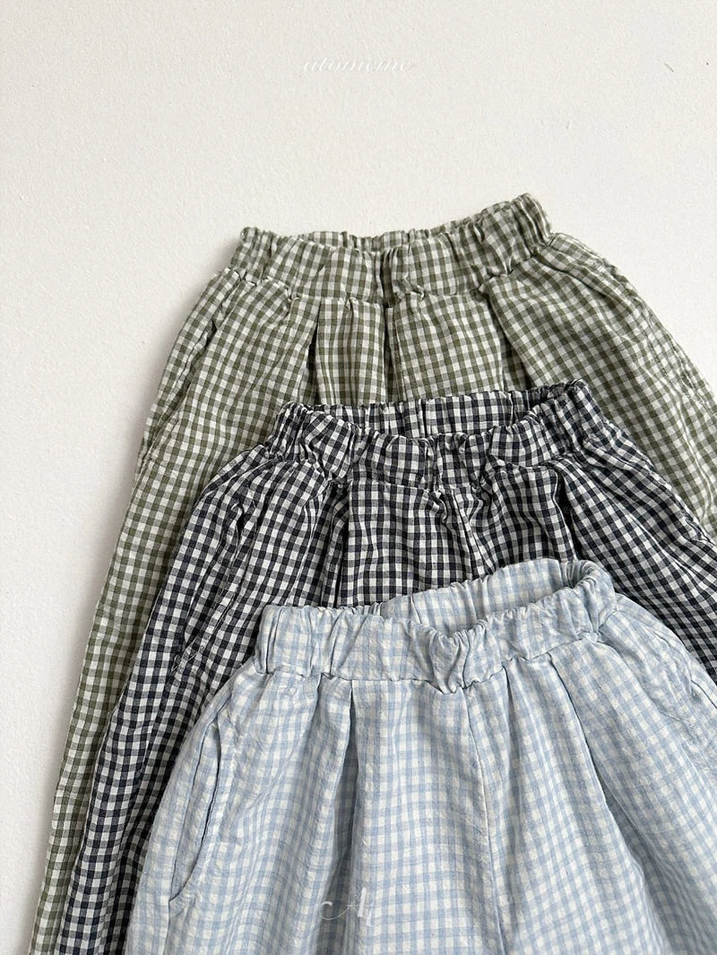 Atomeme - Korean Baby Fashion - #babyoutfit - Muse Check Pants - 6