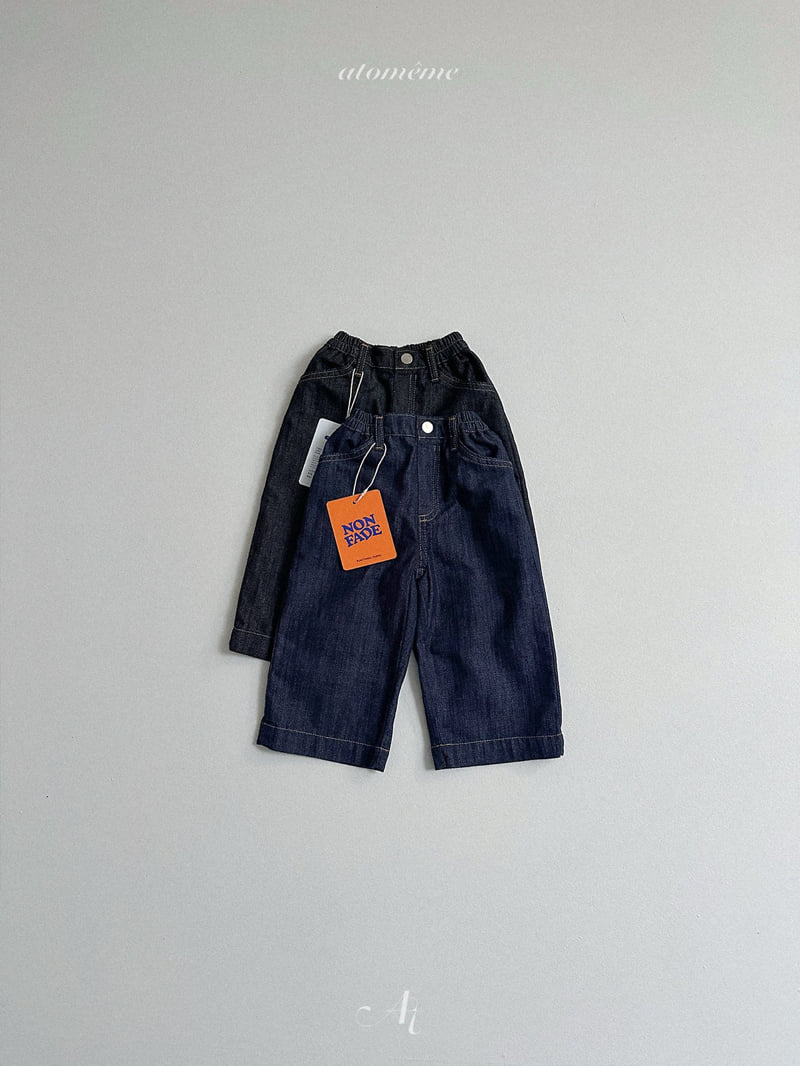 Atomeme - Korean Baby Fashion - #babyoutfit - Summer Non-Fade Denim Pants - 3
