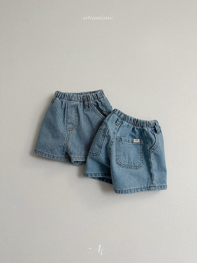 Atomeme - Korean Baby Fashion - #babyoutfit - Lucy Denim Shorts