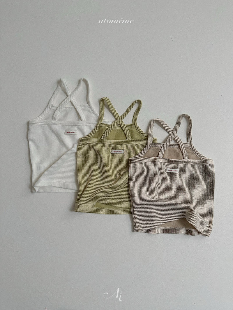 Atomeme - Korean Baby Fashion - #babyoutfit - Eddie Sleeveless Tee - 3