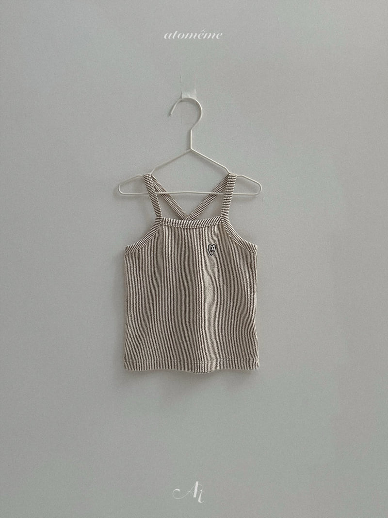 Atomeme - Korean Baby Fashion - #babyoutfit - Eddie Sleeveless Tee - 4