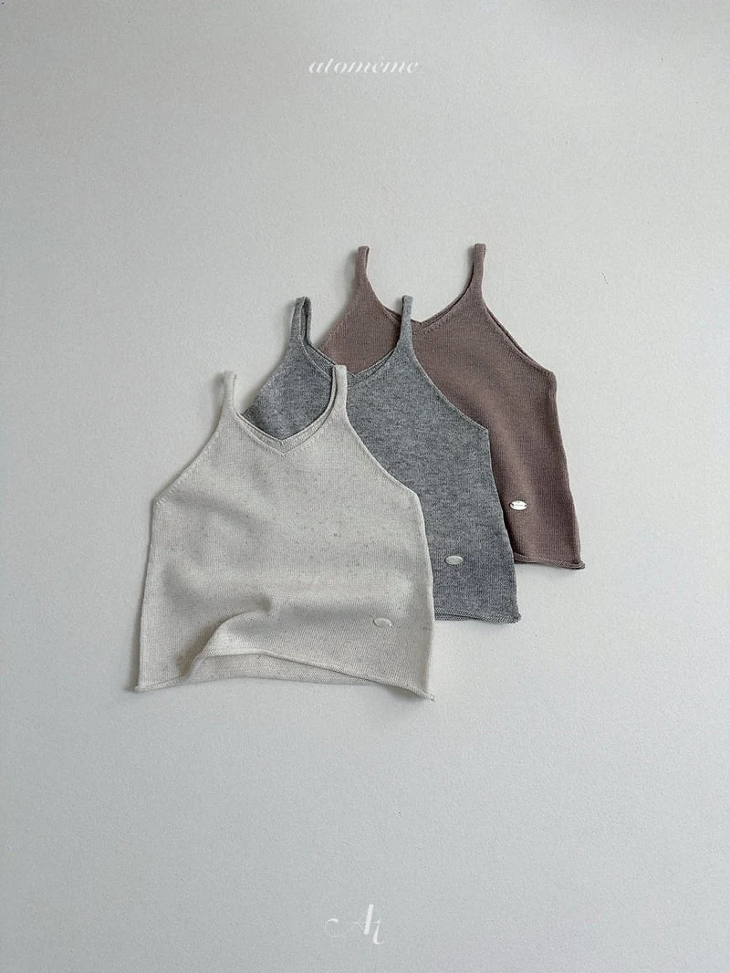 Atomeme - Korean Baby Fashion - #babywear - Linen Knit Sleeveless - 4