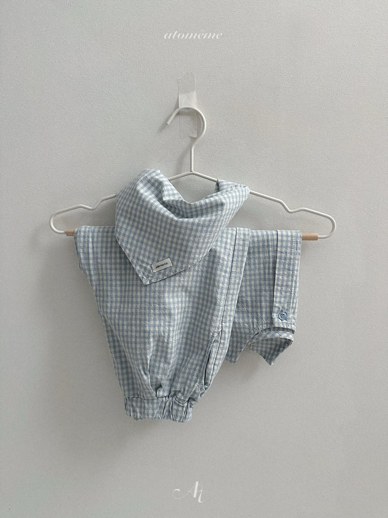Atomeme - Korean Baby Fashion - #onlinebabyboutique - Muse Check Scarf - 10