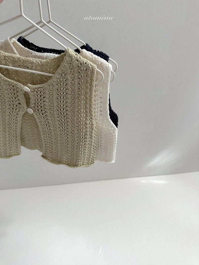 Atomeme - Korean Baby Fashion - #onlinebabyshop - Coco Knit Vest - 10