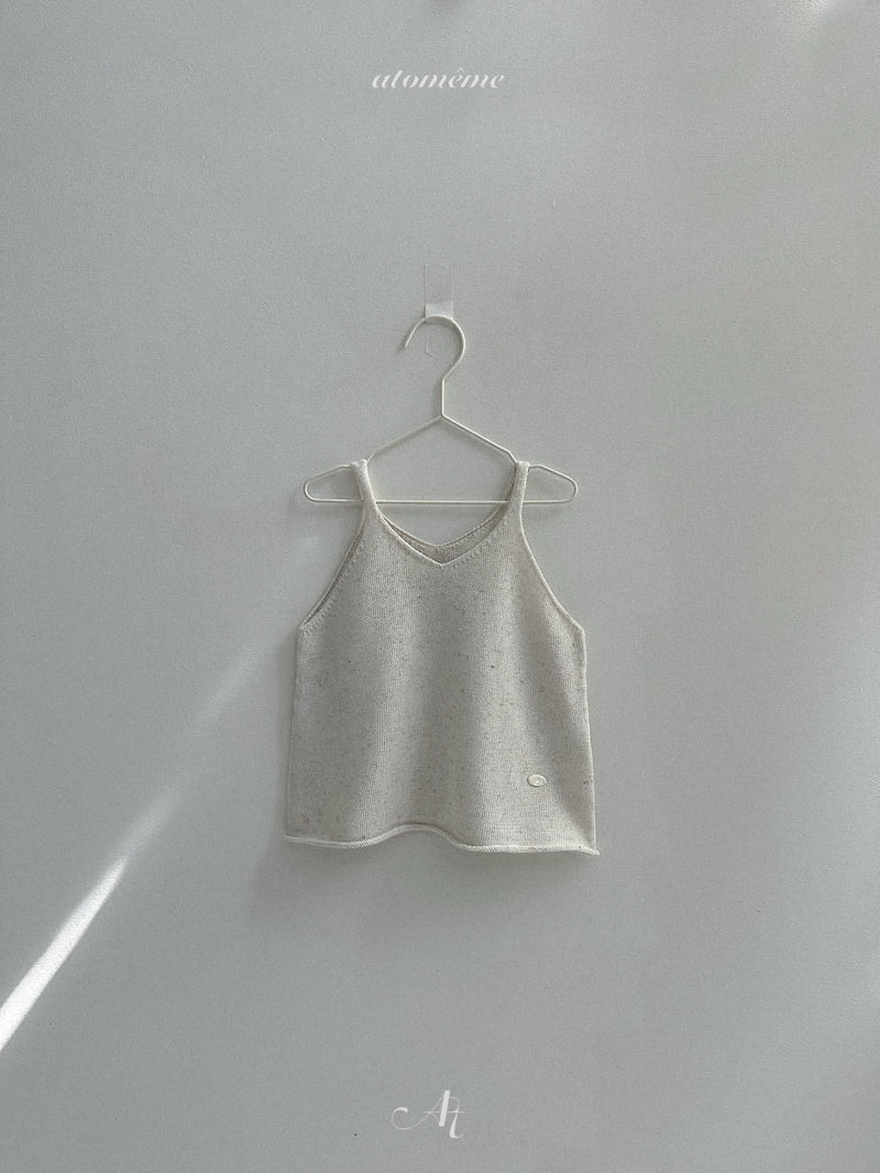 Atomeme - Korean Baby Fashion - #onlinebabyshop - Linen Knit Sleeveless - 5
