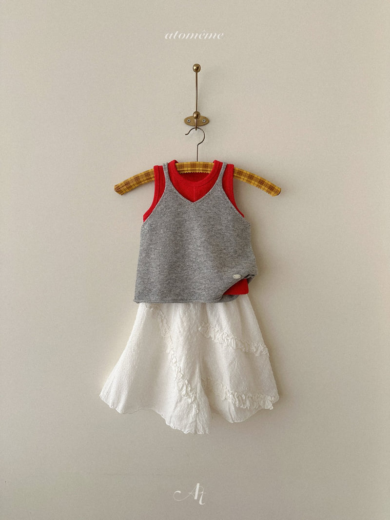 Atomeme - Korean Baby Fashion - #onlinebabyshop - Eden Sleeveless Tee - 12