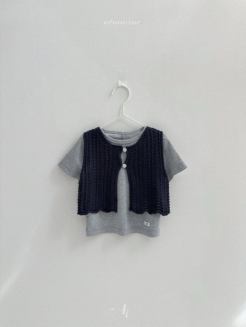 Atomeme - Korean Baby Fashion - #smilingbaby - Coco Knit Vest - 11