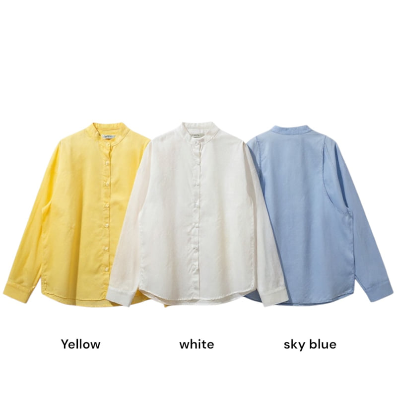 Auver_Fit - Korean Women Fashion - #momslook - Wing Detail Shirt - 12