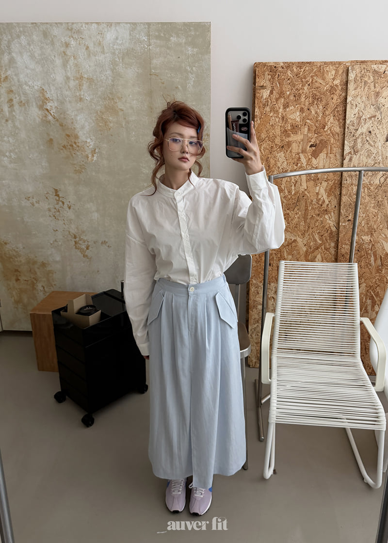 Auver_Fit - Korean Women Fashion - #momslook - Linen Hush Skirt - 11