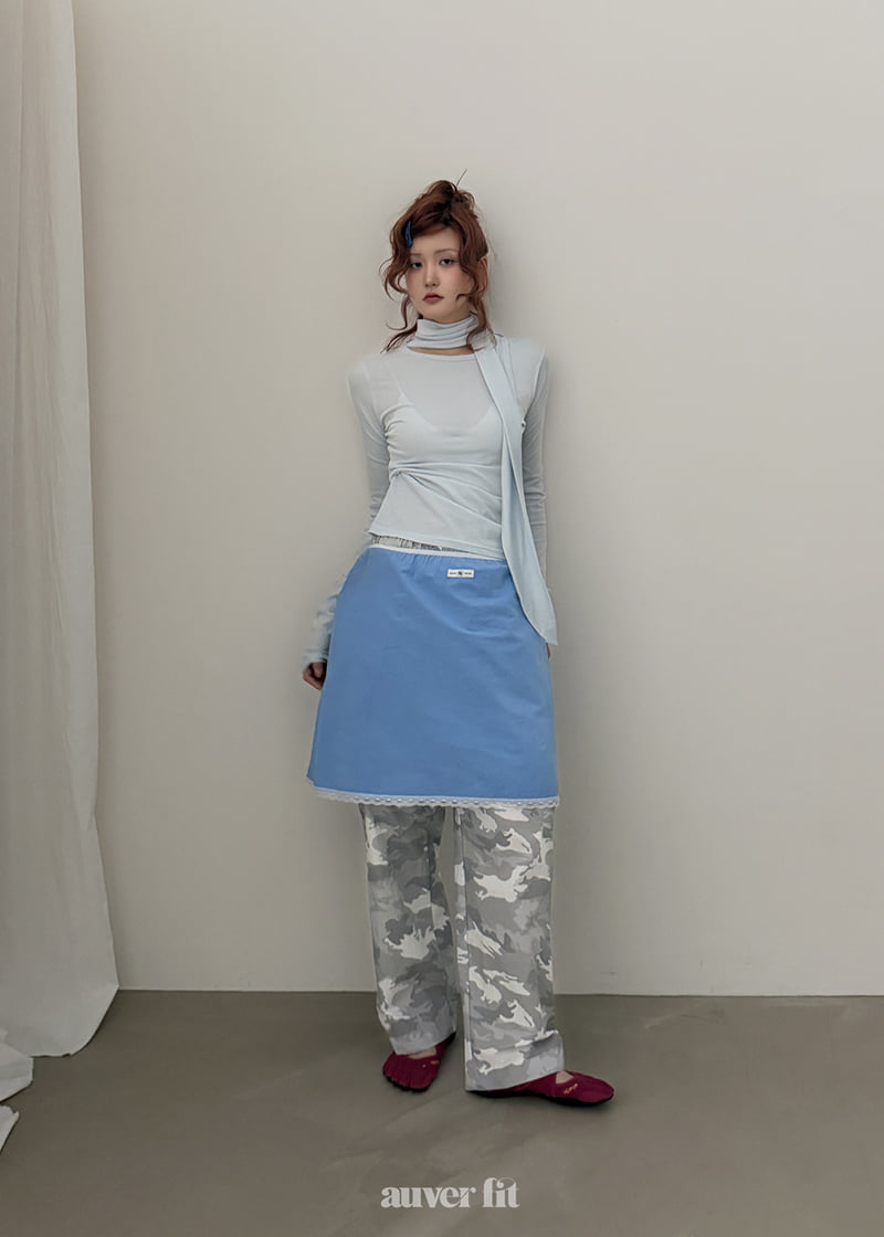 Auver_Fit - Korean Women Fashion - #womensfashion - Cotton Crease Skirt - 4