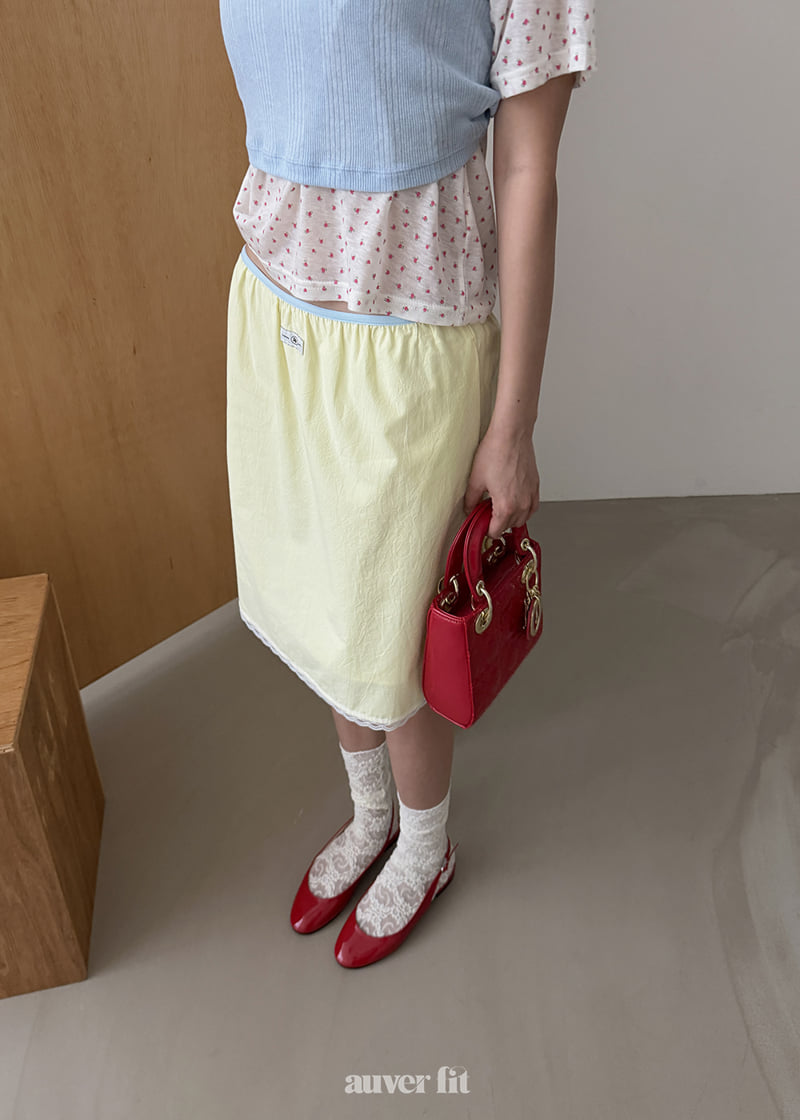 Auver_Fit - Korean Women Fashion - #momslook - Cotton Crease Skirt - 8
