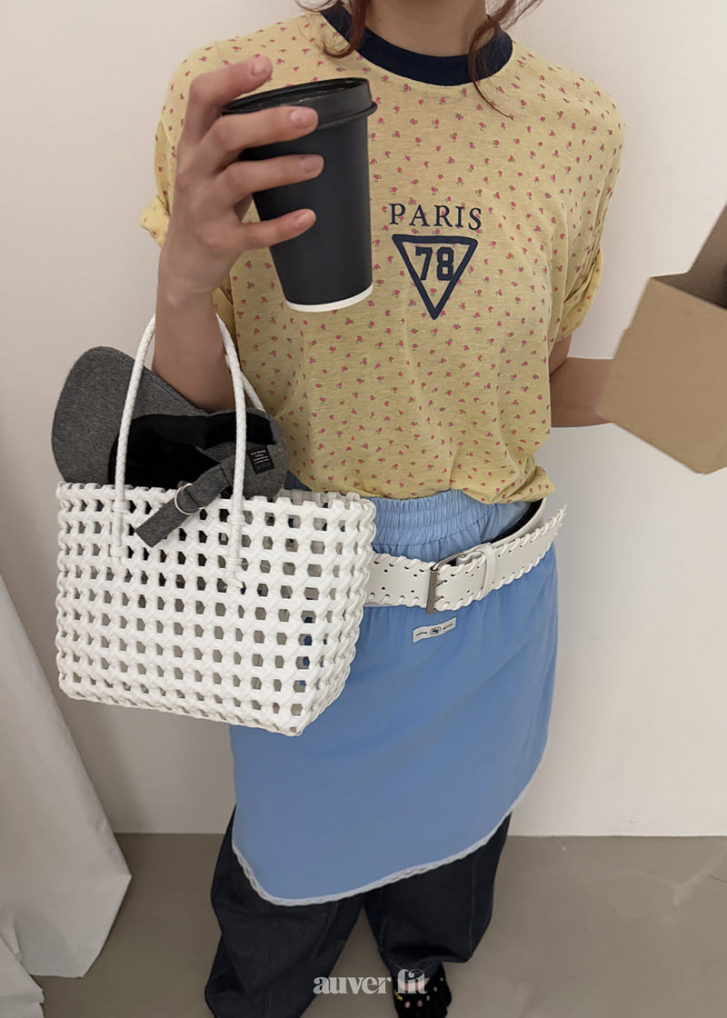 Auver_Fit - Korean Women Fashion - #momslook - Paris Floral Tee - 5