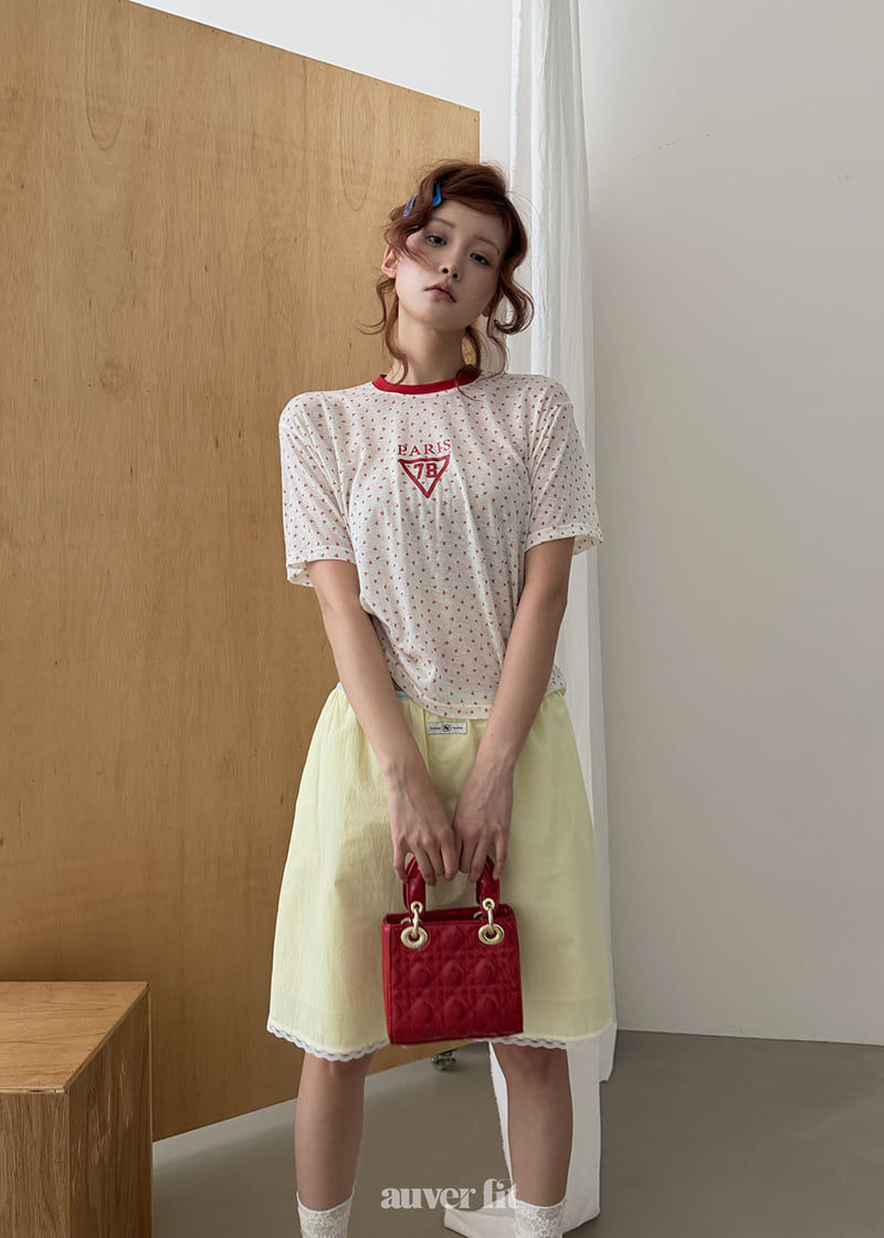 Auver_Fit - Korean Women Fashion - #momslook - Paris Floral Tee - 7