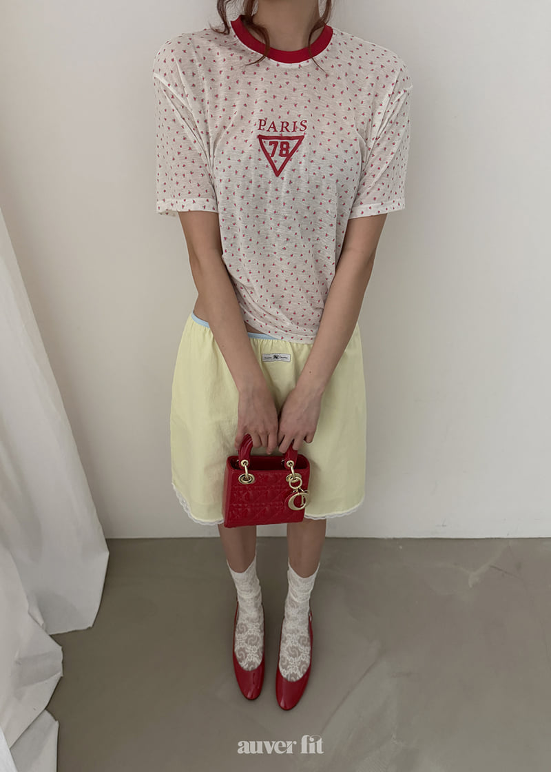 Auver_Fit - Korean Women Fashion - #momslook - Paris Floral Tee - 9