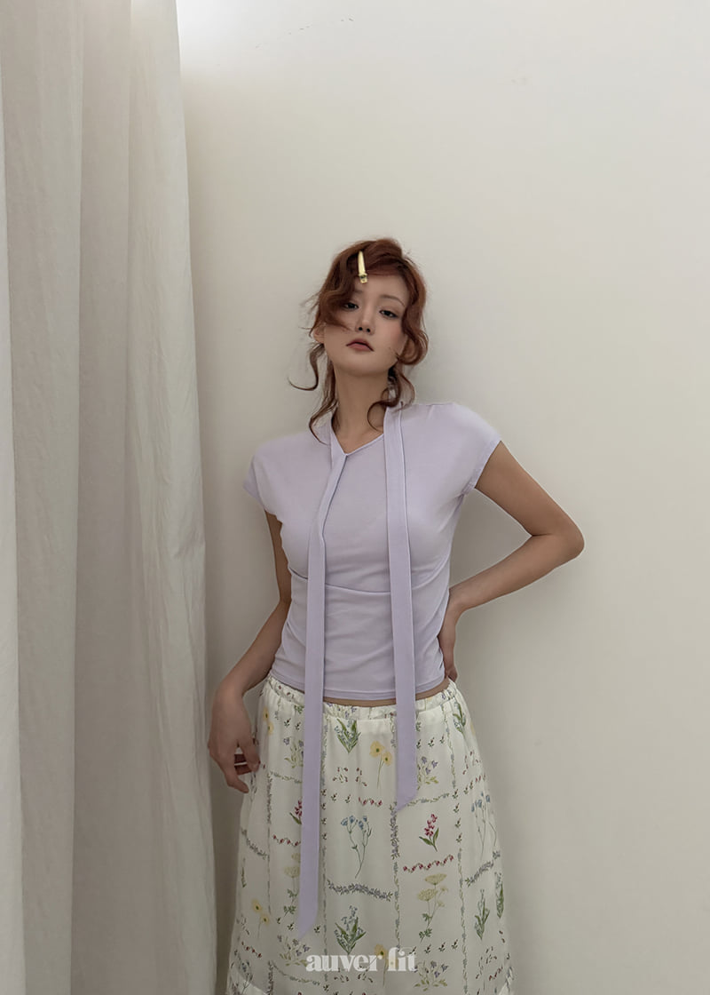 Auver_Fit - Korean Women Fashion - #momslook - Como Tie Sleeveless Top - 8