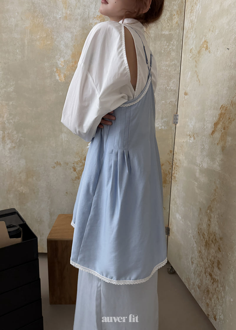 Auver_Fit - Korean Women Fashion - #momslook - Sky Slip One-piece - 11
