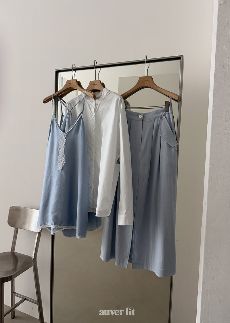 Auver_Fit - Korean Women Fashion - #momslook - Sky Slip One-piece - 12
