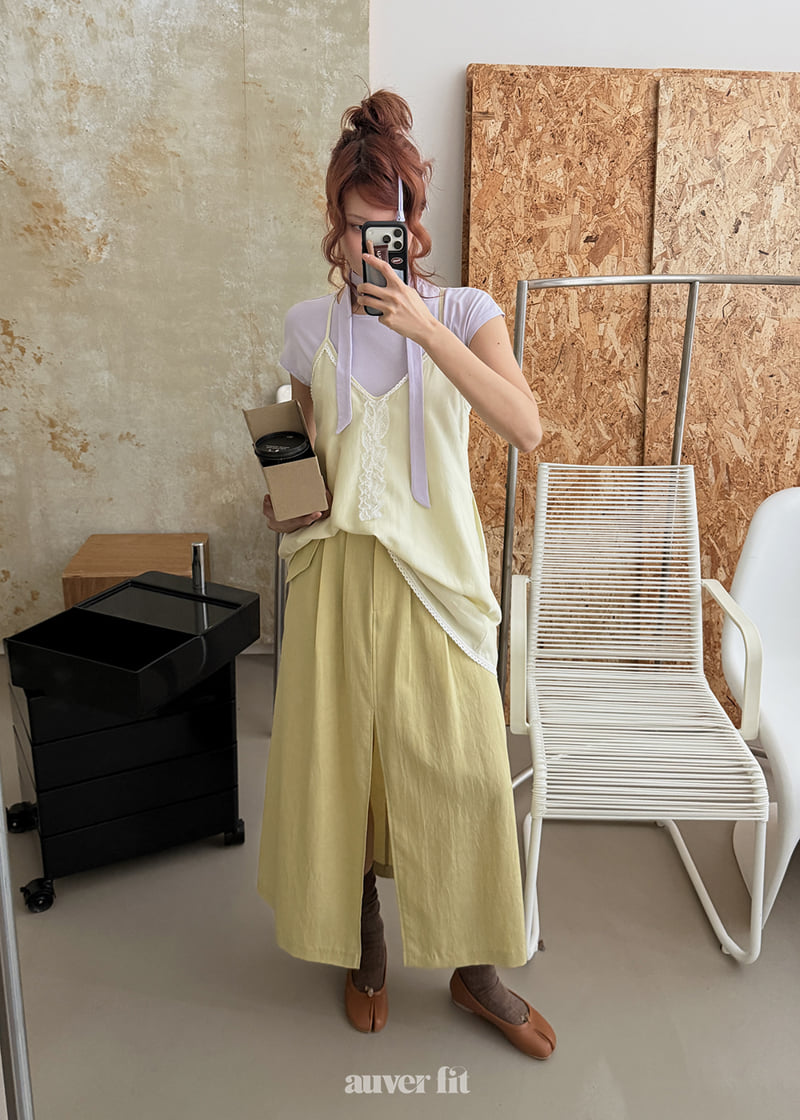 Auver_Fit - Korean Women Fashion - #momslook - Sky Slip One-piece - 7