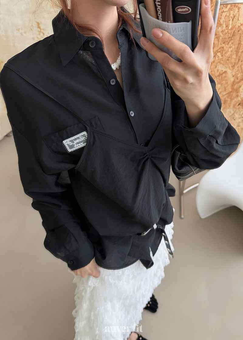 Auver_Fit - Korean Women Fashion - #momslook - Naming Blouse - 2