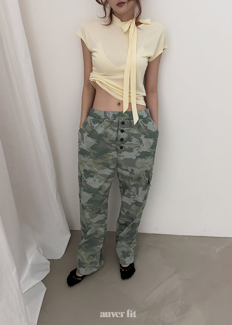 Auver_Fit - Korean Women Fashion - #momslook - Wind Camo Pants - 5