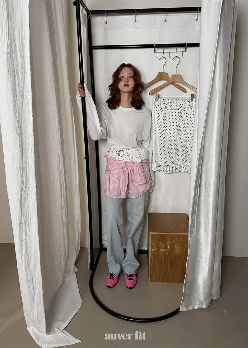 Auver_Fit - Korean Women Fashion - #momslook - Wrap Shirt One-piece - 11