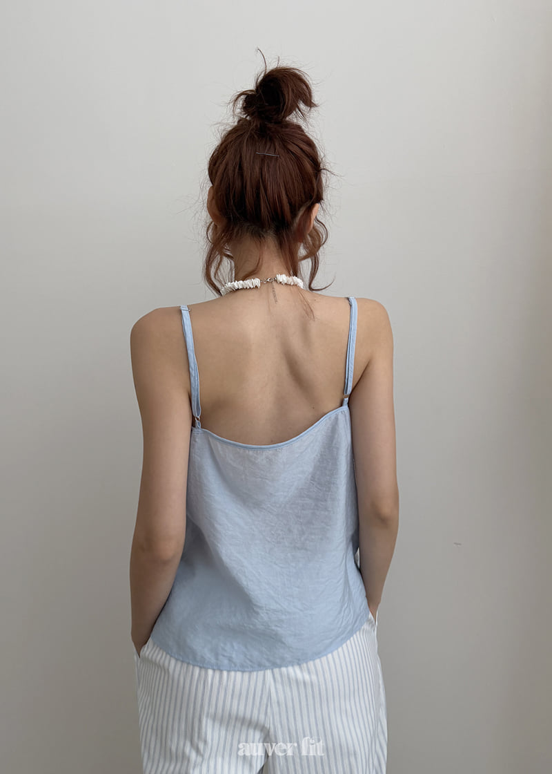 Auver_Fit - Korean Women Fashion - #pursuepretty - Organza Pintuck Sleeveless Top - 12