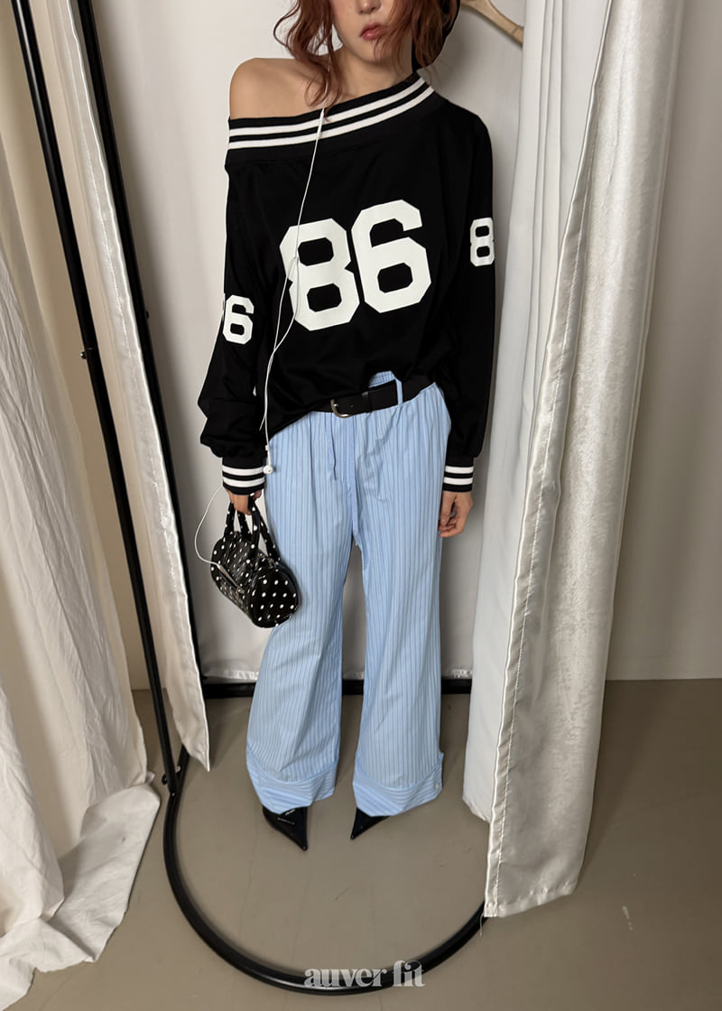 Auver_Fit - Korean Women Fashion - #restrostyle - Jersey Off-Shoulder Top - 5