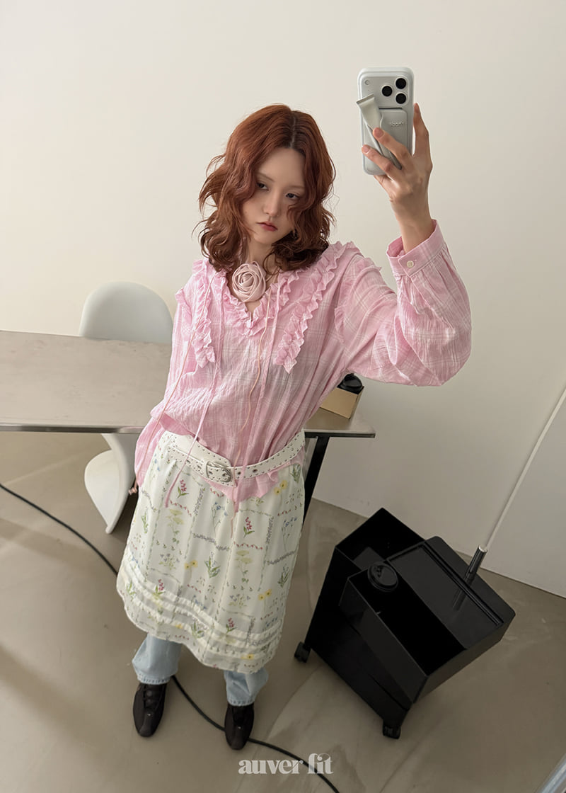 Auver_Fit - Korean Women Fashion - #thelittlethings - V-Neck Ruffle Blouse - 7