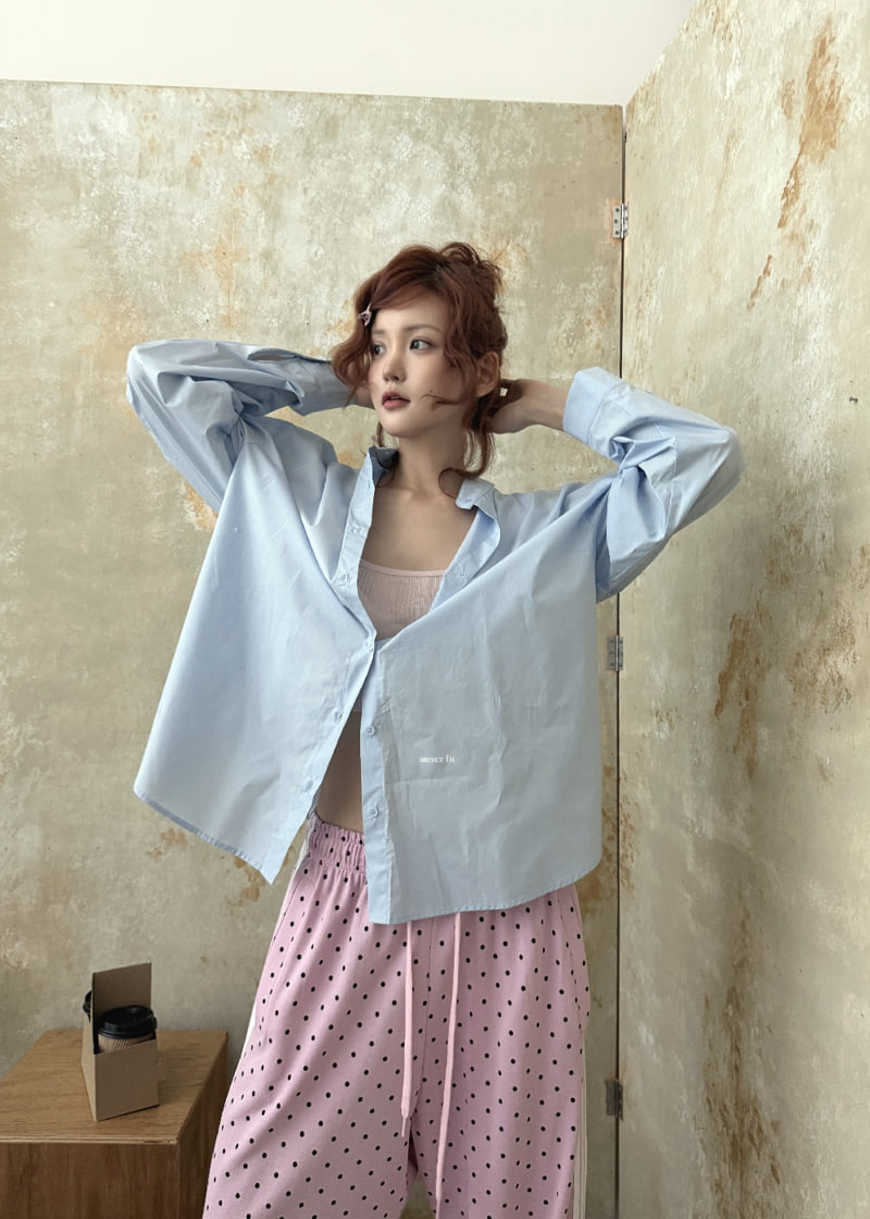Auver_Fit - Korean Women Fashion - #womensfashion - Wing Detail Shirt - 11