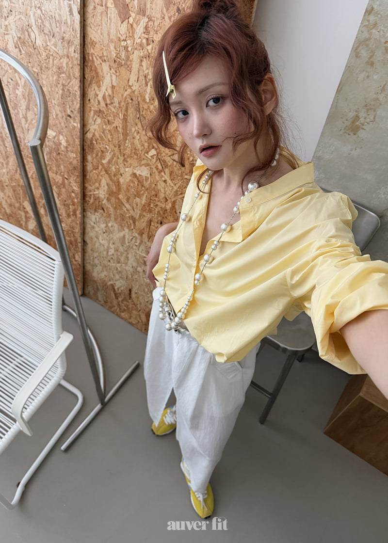 Auver_Fit - Korean Women Fashion - #womensfashion - Wing Detail Shirt - 3