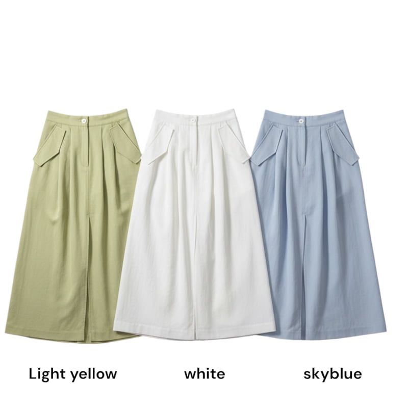 Auver_Fit - Korean Women Fashion - #womensfashion - Linen Hush Skirt - 12