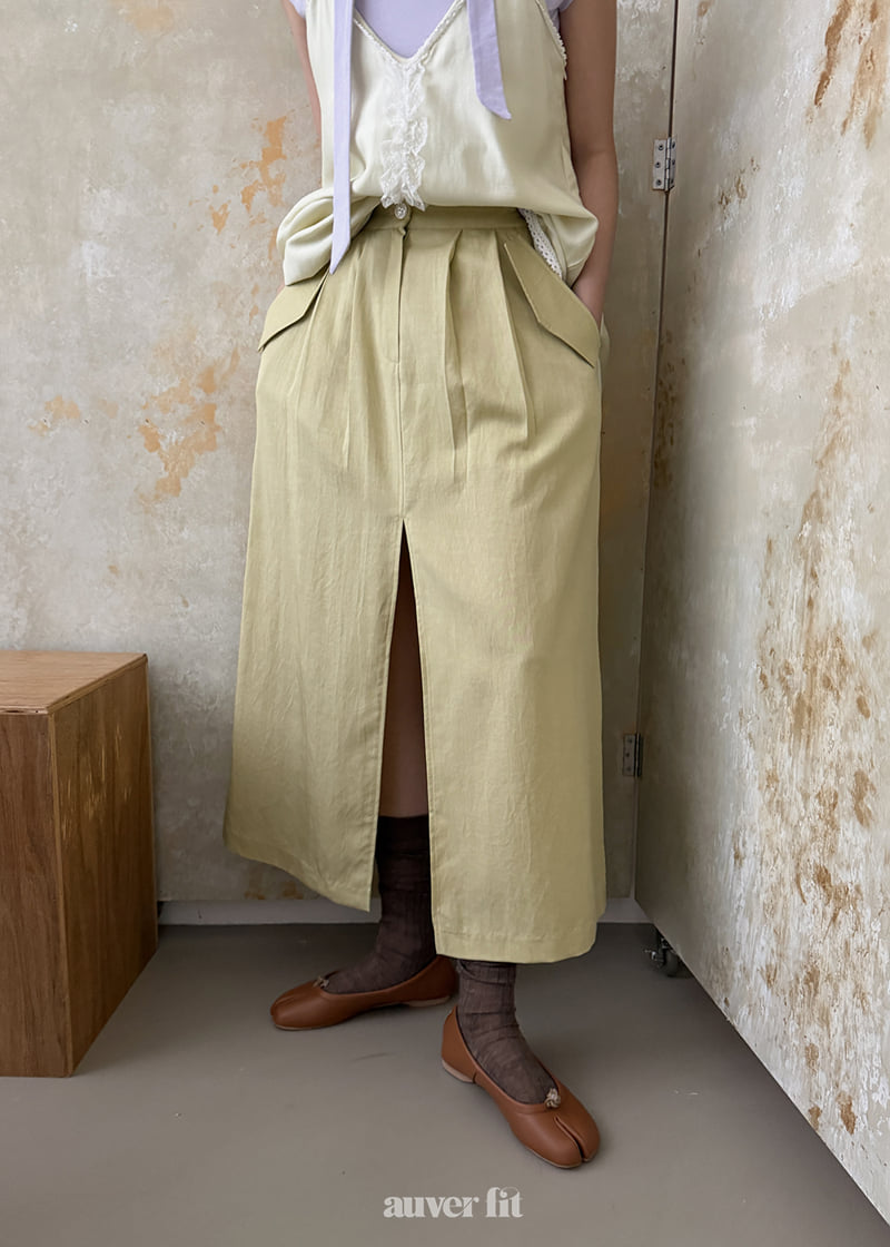 Auver_Fit - Korean Women Fashion - #womensfashion - Linen Hush Skirt - 8
