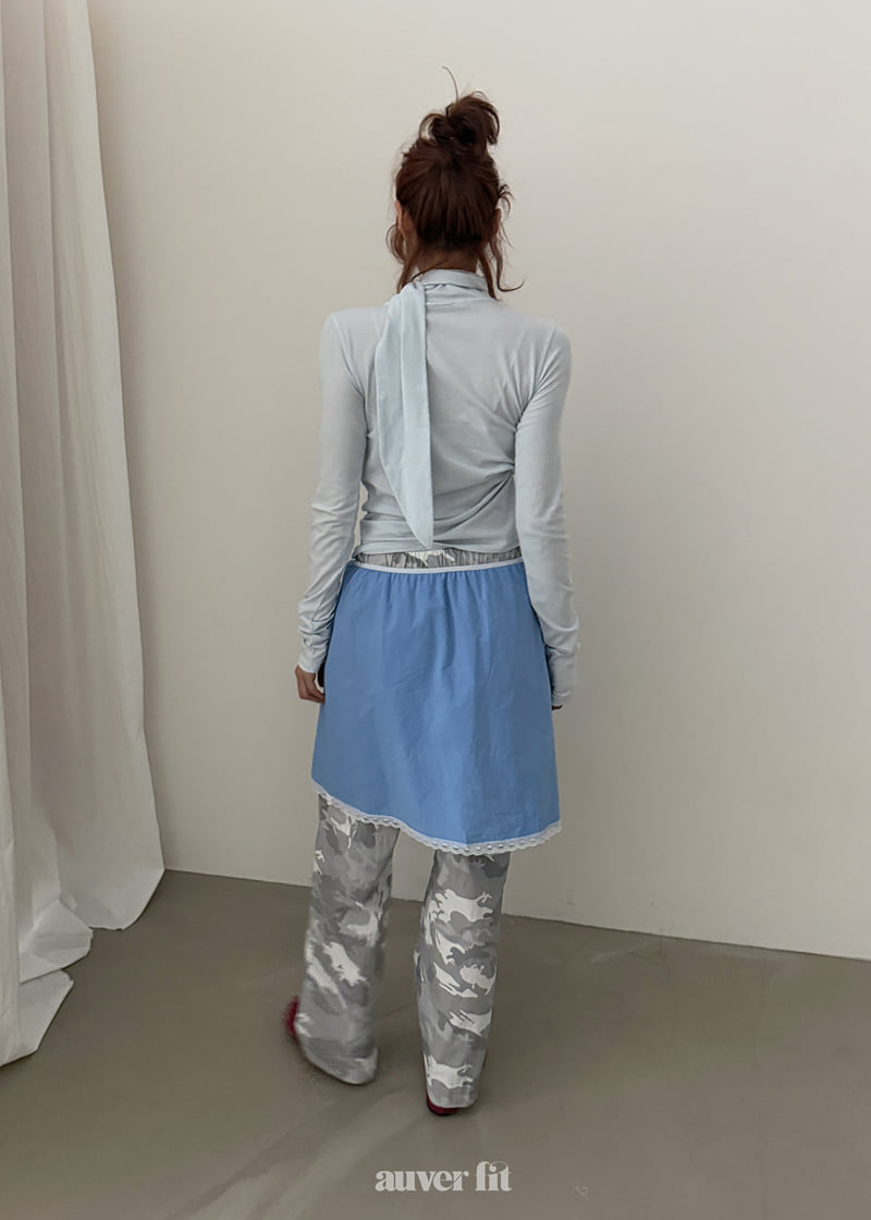 Auver_Fit - Korean Women Fashion - #womensfashion - Cotton Crease Skirt - 5