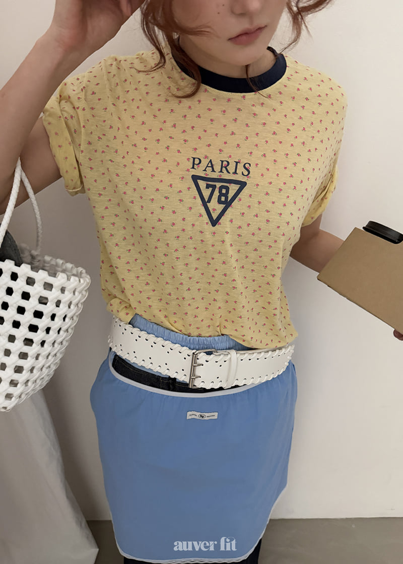 Auver_Fit - Korean Women Fashion - #womensfashion - Paris Floral Tee - 2