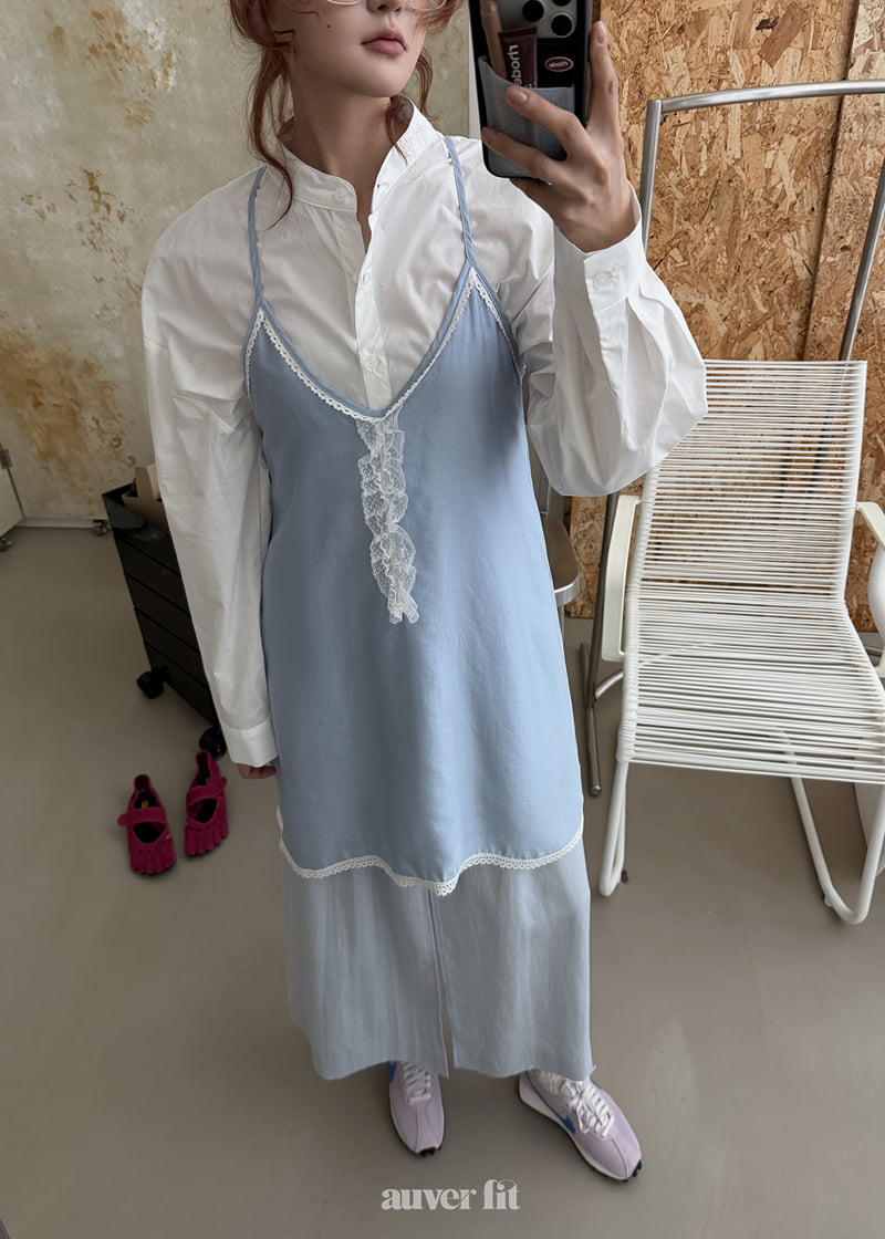 Auver_Fit - Korean Women Fashion - #womensfashion - Sky Slip One-piece - 10