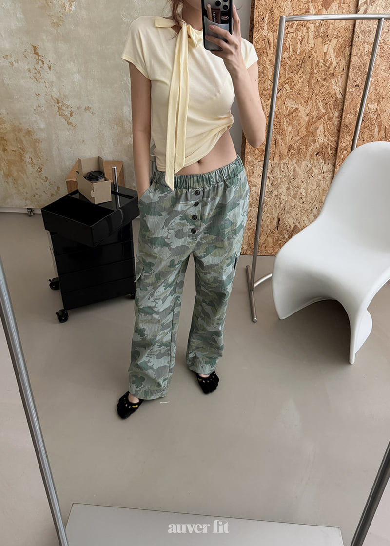 Auver_Fit - Korean Women Fashion - #womensfashion - Wind Camo Pants - 2