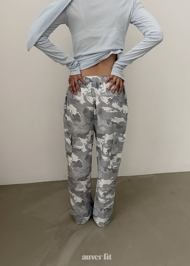 Auver_Fit - Korean Women Fashion - #womensfashion - Wind Camo Pants - 6