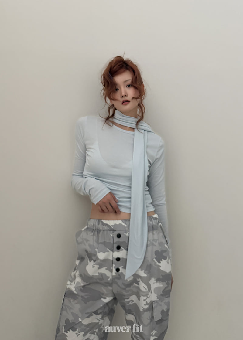 Auver_Fit - Korean Women Fashion - #womensfashion - Wind Camo Pants - 8