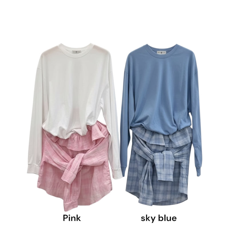 Auver_Fit - Korean Women Fashion - #womensfashion - Wrap Shirt One-piece - 12