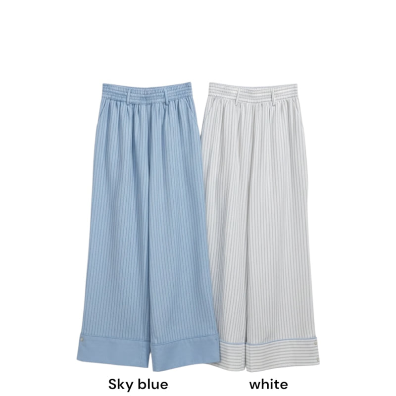 Auver_Fit - Korean Women Fashion - #womensfashion - Open Cuff Pants - 12