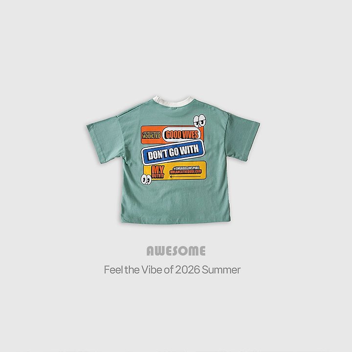 Awesome Bebe - Korean Children Fashion - #Kfashion4kids - Eyes On You Set - 6
