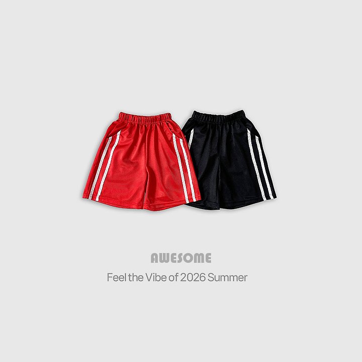 Awesome Bebe - Korean Children Fashion - #childofig - Tape Mongtak Shorts - 2