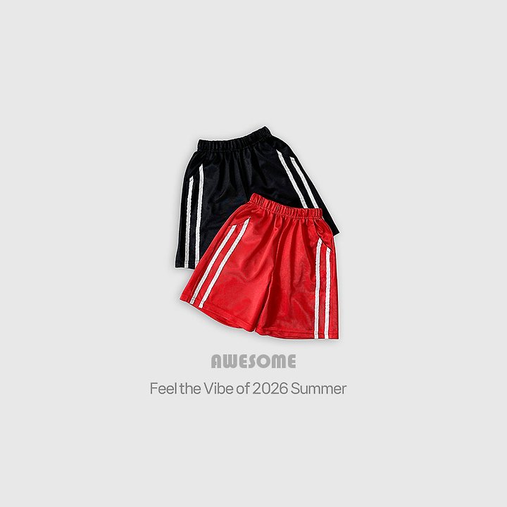 Awesome Bebe - Korean Children Fashion - #childofig - Tape Mongtak Shorts - 3