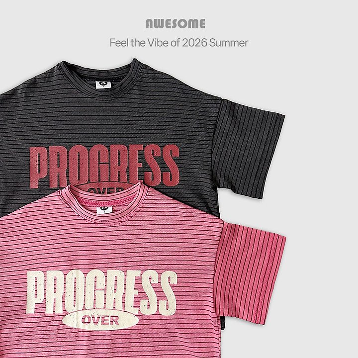 Awesome Bebe - Korean Children Fashion - #childofig - Progress Pigment Short Sleeve Tee - 7