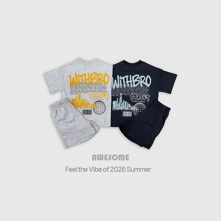 Awesome Bebe - Korean Children Fashion - #childofig - Street Bro Set