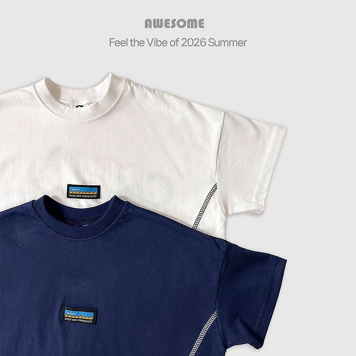 Awesome Bebe - Korean Children Fashion - #childrensboutique - Colorado Panel Short Sleeve Tee - 10